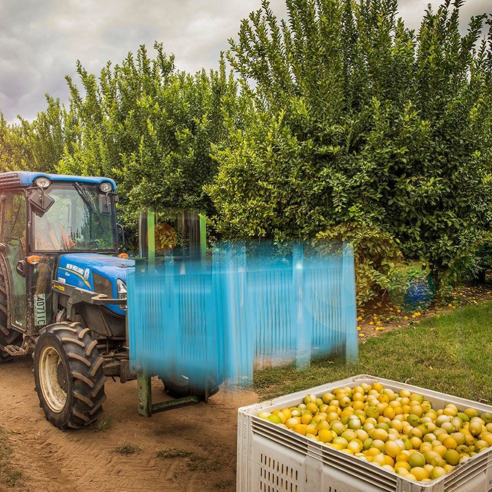 Tractor on farm